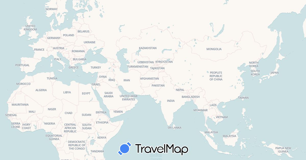 TravelMap itinerary: driving in Cyprus, United Kingdom, Japan, Thailand (Asia, Europe)